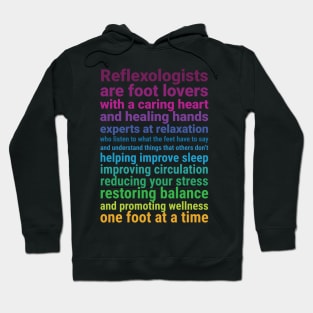 Reflexologists are foot lovers (colorful) Hoodie